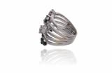 Anello con diamanti e zaffiri - Asta Preziosi Anello con diamanti e zaffiri - Asta Preziosi