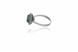 Anello con smeraldo e diamanti - Asta Preziosi Anello con smeraldo e diamanti - Asta Preziosi