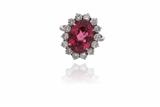 Anello con tormalina e diamanti - Asta Preziosi Anello con tormalina e diamanti - Asta Preziosi