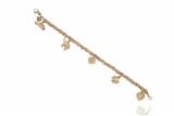 Bracciale con 5 pendenti in oro - Asta Preziosi Bracciale con 5 pendenti in oro - Asta Preziosi