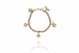 Bracciale con 5 pendenti in oro - Asta Preziosi Bracciale con 5 pendenti in oro - Asta Preziosi