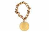 Bracciale e pendente con medaglia - Asta Preziosi Bracciale e pendente con medaglia - Asta Preziosi