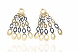 Coppia di orecchini in oro e argento - Asta Preziosi Coppia di orecchini in oro e argento - Asta Preziosi
