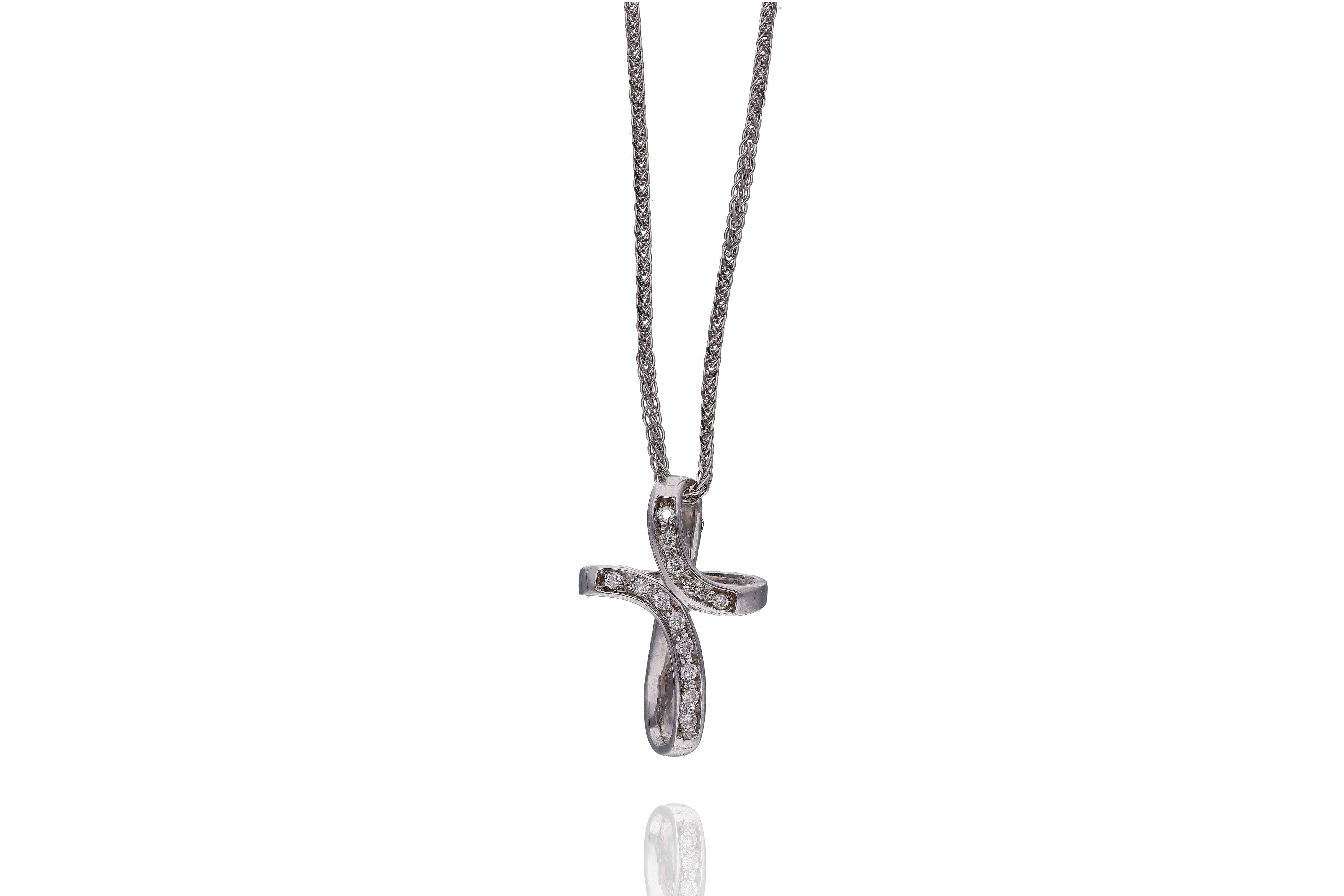 Collana con ciondolo con diamanti - Asta Preziosi
