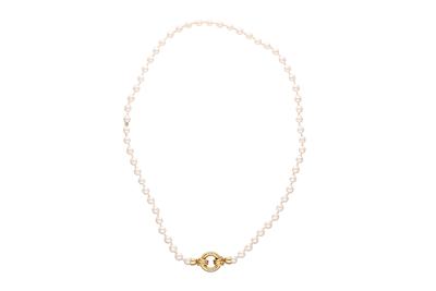 Collana di perle con diamanti - Asta Preziosi Collana di perle con diamanti - Asta Preziosi
