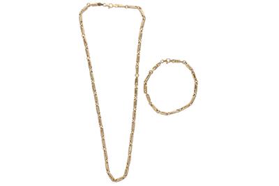 Parure collana e bracciale in oro - Asta Preziosi