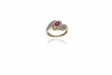 Anello con diamanti e rubino - Asta Preziosi Anello con diamanti e rubino - Asta Preziosi