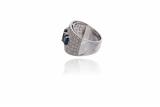 Anello con diamanti e zaffiri - Asta Preziosi Anello con diamanti e zaffiri - Asta Preziosi