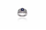 Anello con pietra e diamanti - Asta Preziosi Anello con pietra e diamanti - Asta Preziosi