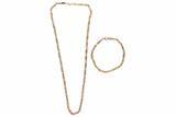 Parure collana e bracciale in oro - Asta Preziosi Parure collana e bracciale in oro - Asta Preziosi