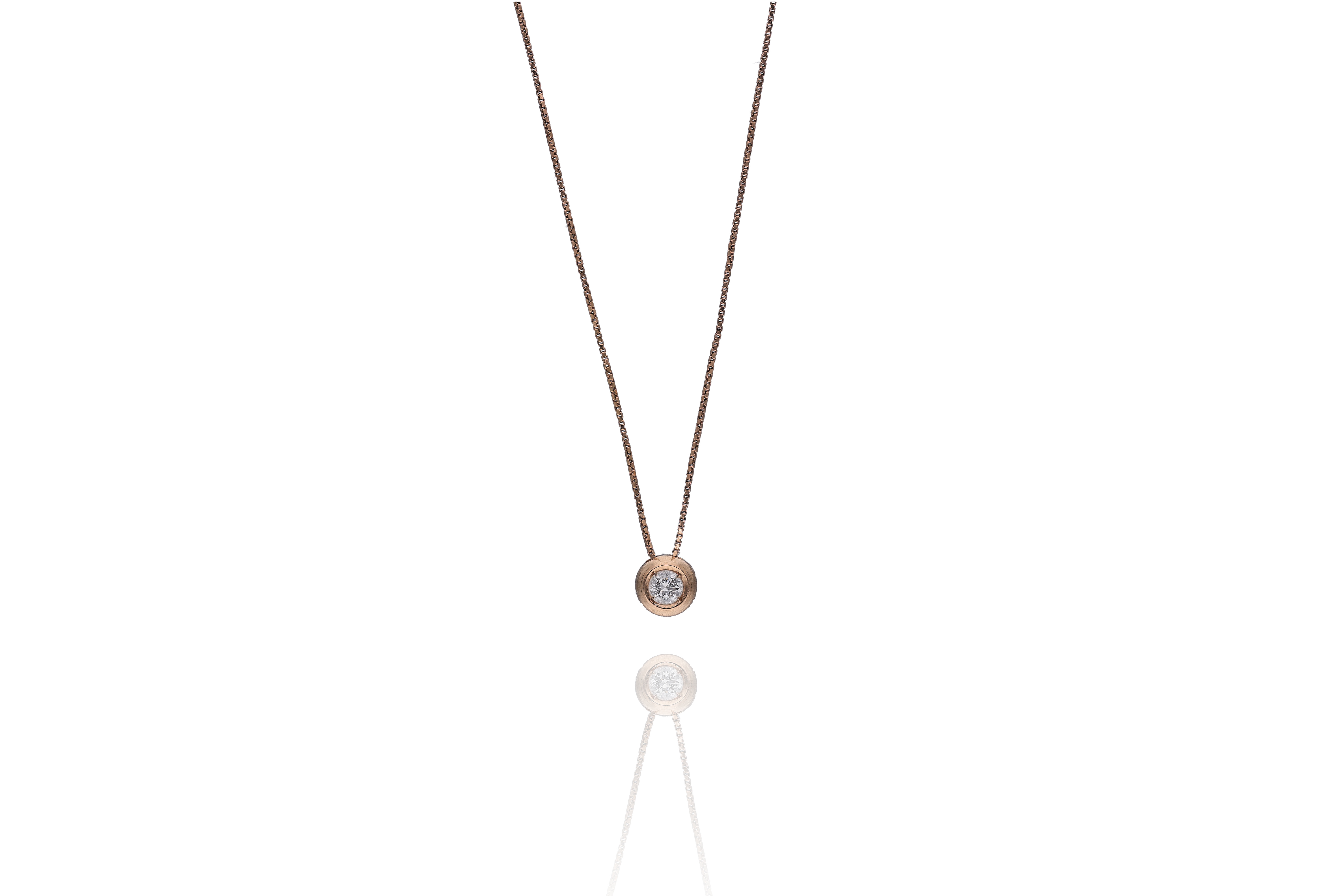 Collana con diamante - Asta Preziosi
