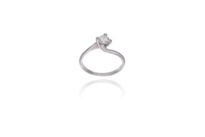 Anello con diamante - Asta Preziosi