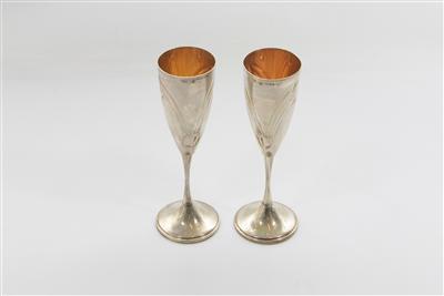Coppia di flutes in argento - Asta Preziosi Coppia di flutes in argento - Asta Preziosi