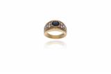 Anello con zaffiro e diamanti - Asta Preziosi Anello con zaffiro e diamanti - Asta Preziosi