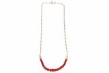 Parure, collana e paio di orecchini con corallo - Asta Preziosi Parure, collana e paio di orecchini con corallo - Asta Preziosi
