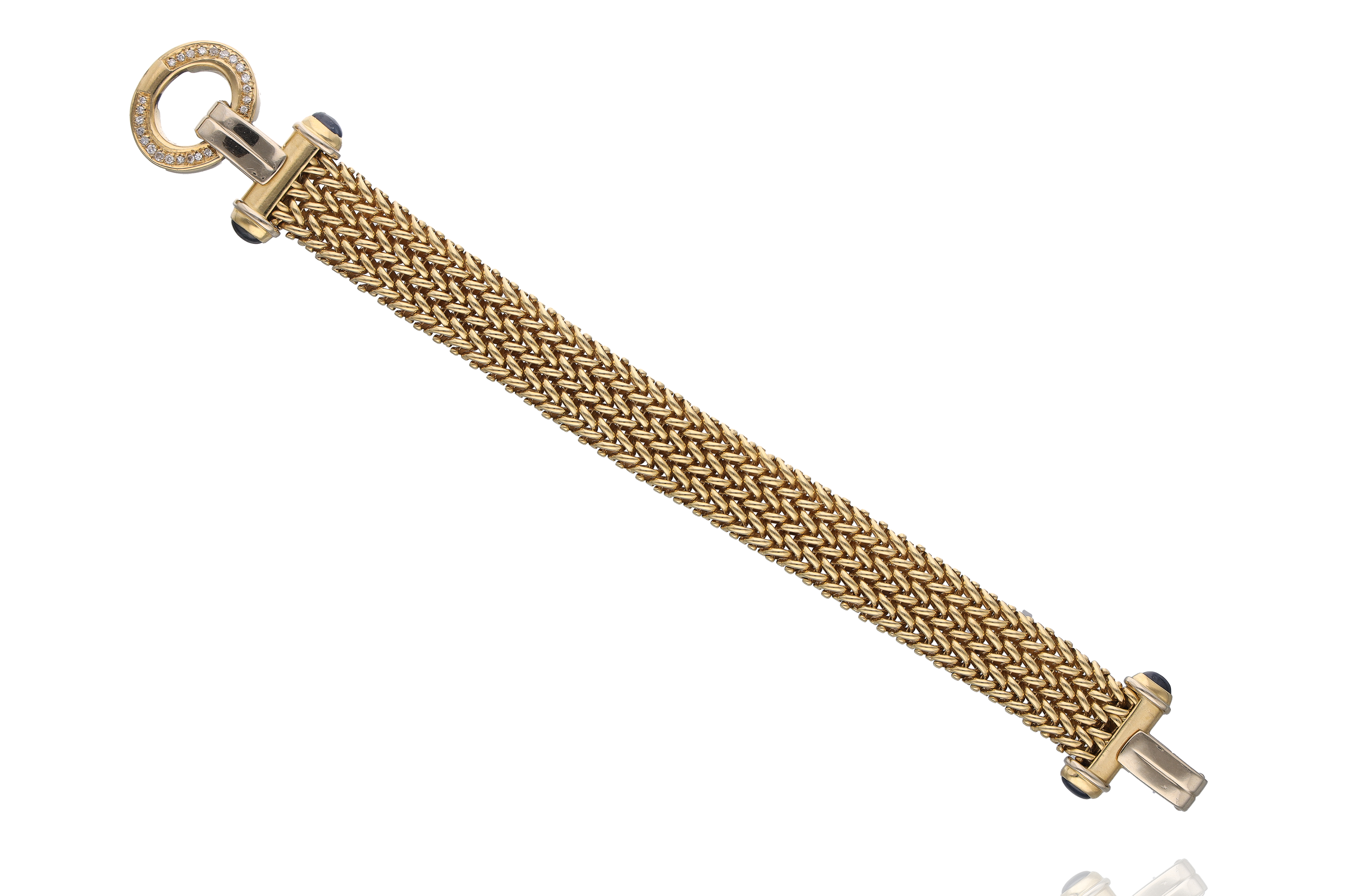 Bracciale con diamanti e pietre - Asta Preziosi