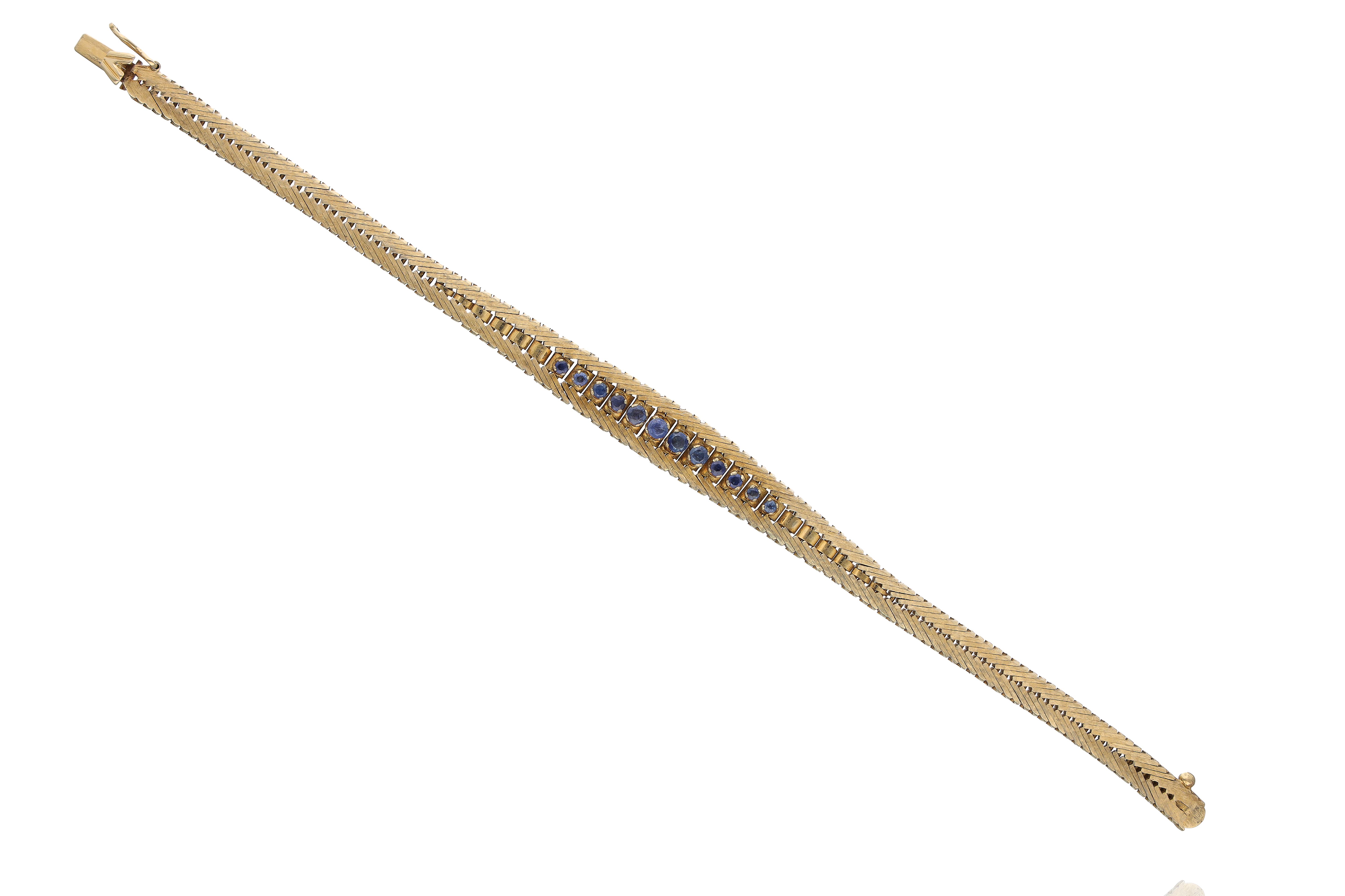 Bracciale con zaffiri e pietre - Asta Preziosi