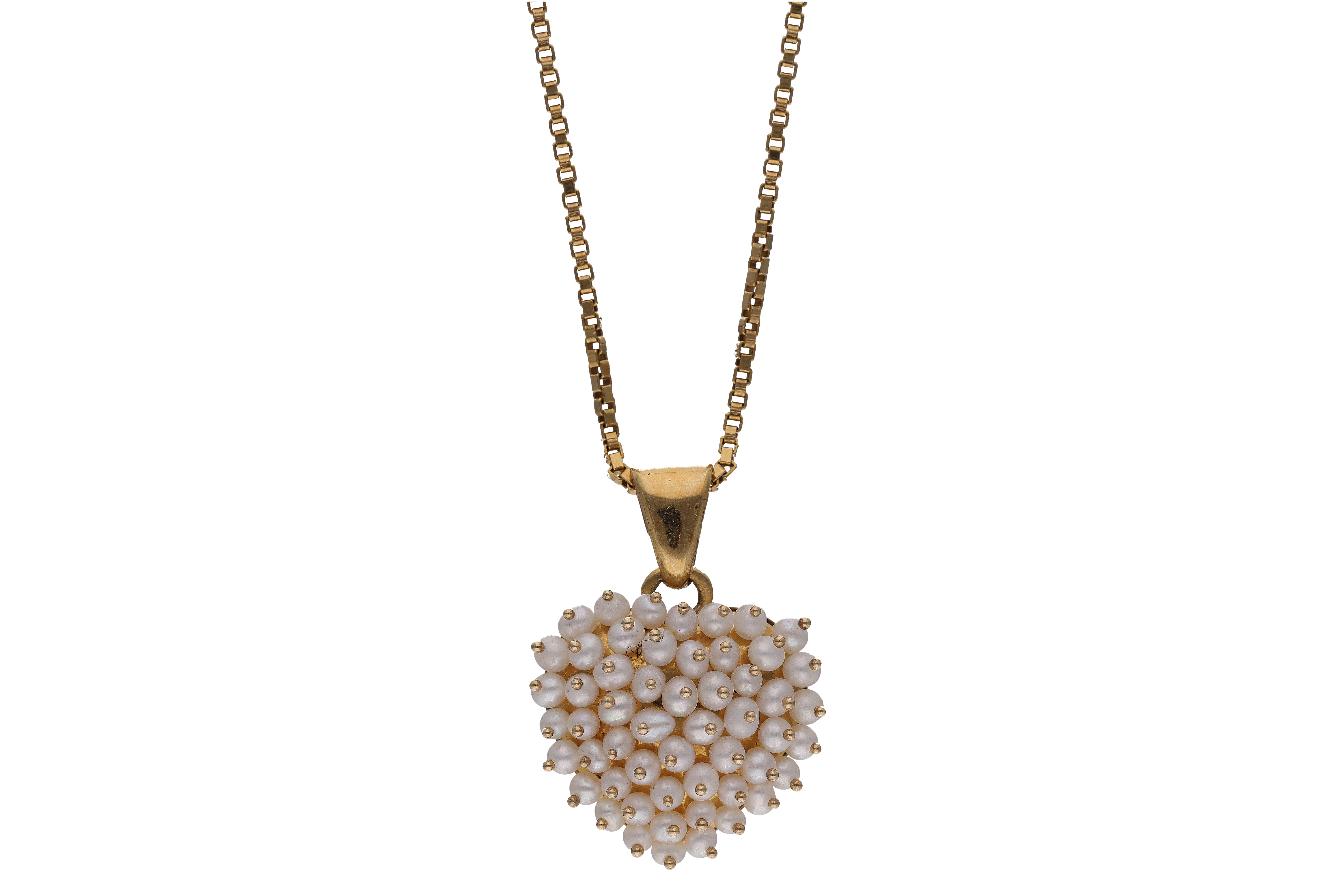 Collana con ciondolo con microperle - Asta Preziosi