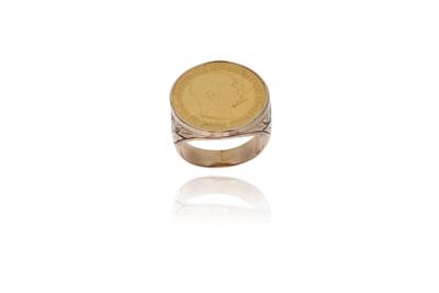 Anello con 20 Corone austriache - Asta Preziosi Anello con 20 Corone austriache - Asta Preziosi