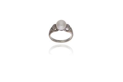 Anello con perla e diamanti - Asta Preziosi Anello con perla e diamanti - Asta Preziosi