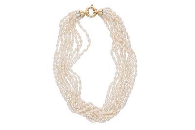 Collana a 10 fili di perle - Asta Preziosi Collana a 10 fili di perle - Asta Preziosi