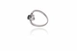 Anello con diamanti e zaffiro - Asta Preziosi Anello con diamanti e zaffiro - Asta Preziosi