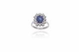 Anello con zaffiro e diamanti - Asta Preziosi Anello con zaffiro e diamanti - Asta Preziosi