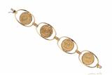 Bracciale con quattro sterline inglesi - Asta Preziosi Bracciale con quattro sterline inglesi - Asta Preziosi
