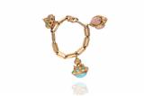 Bracciale con rodocrositi e pietre - Asta Preziosi Bracciale con rodocrositi e pietre - Asta Preziosi