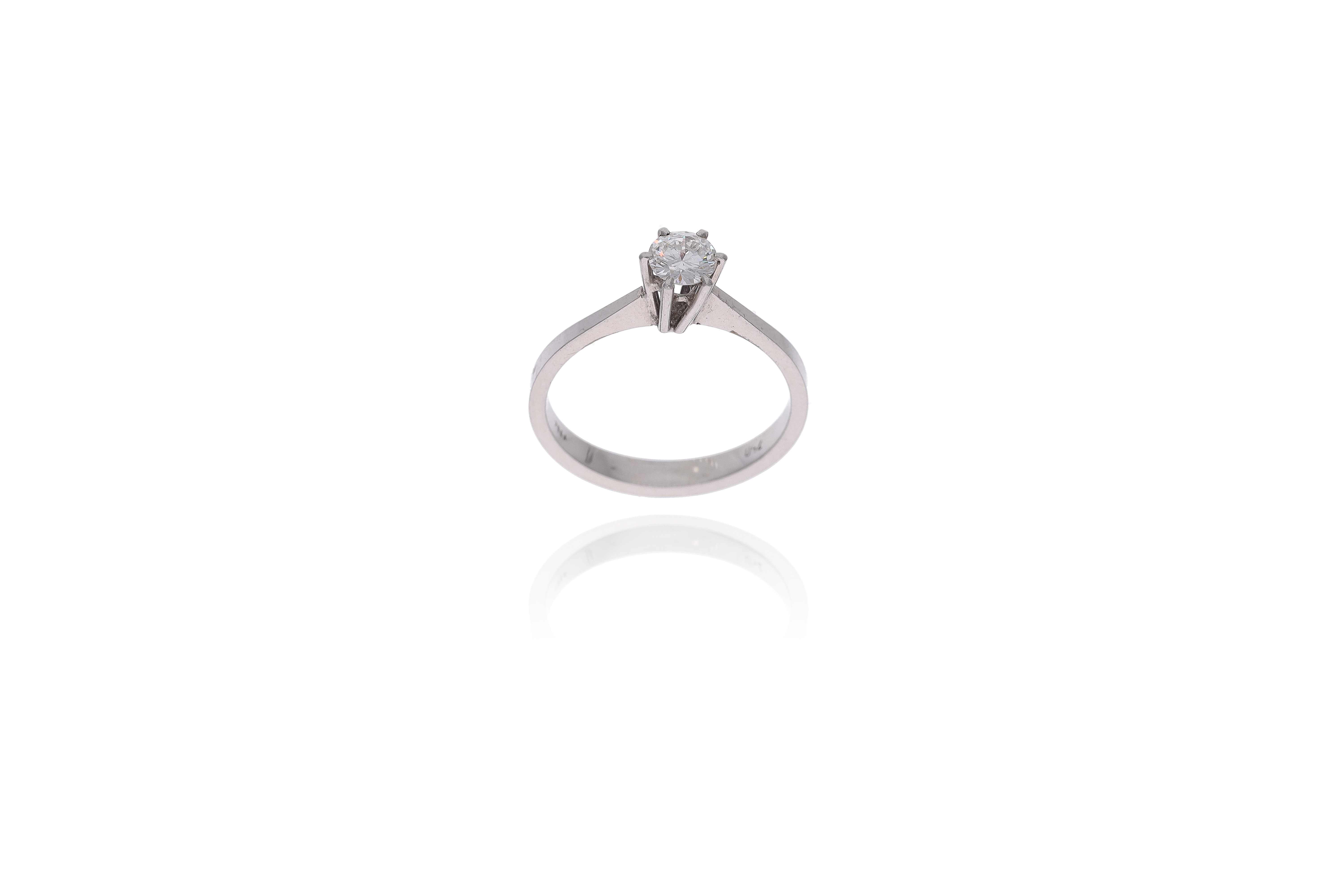 Anello con diamante - Asta Preziosi