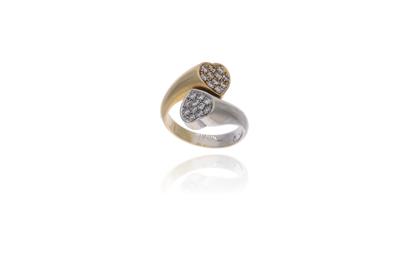 Anello a contrarie' con diamanti - Asta Preziosi Anello a contrarie' con diamanti - Asta Preziosi