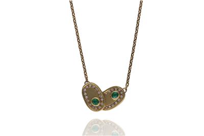 Collana con diamanti e smeraldi - Asta Preziosi Collana con diamanti e smeraldi - Asta Preziosi