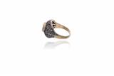 Anello con diamanti e smeraldo - Asta Preziosi Anello con diamanti e smeraldo - Asta Preziosi
