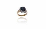 Anello con zaffiro e diamanti - Asta Preziosi Anello con zaffiro e diamanti - Asta Preziosi
