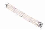 Bracciale con perle, zaffiri e diamante - Asta Preziosi Bracciale con perle, zaffiri e diamante - Asta Preziosi