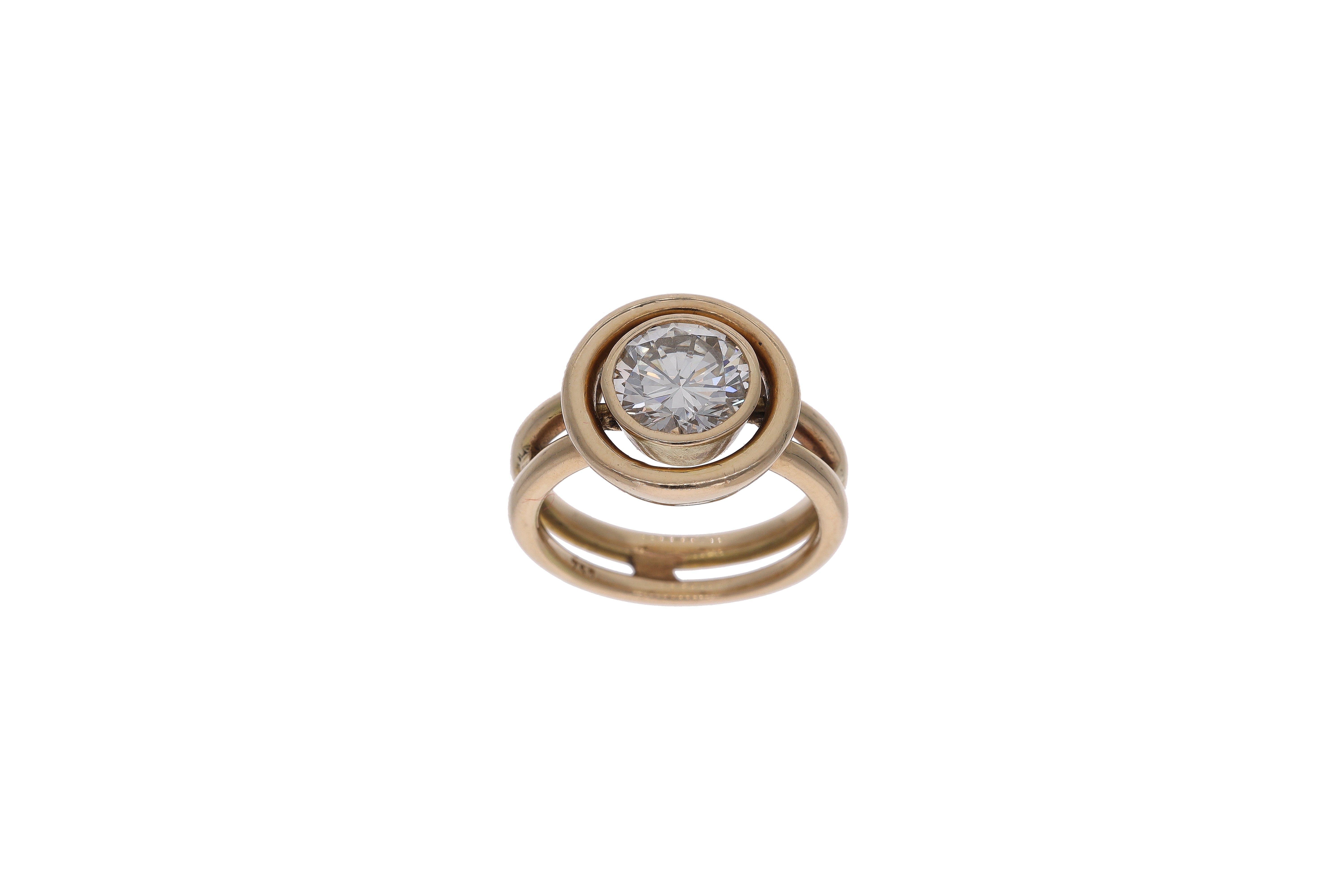 Anello con diamante - Asta Preziosi