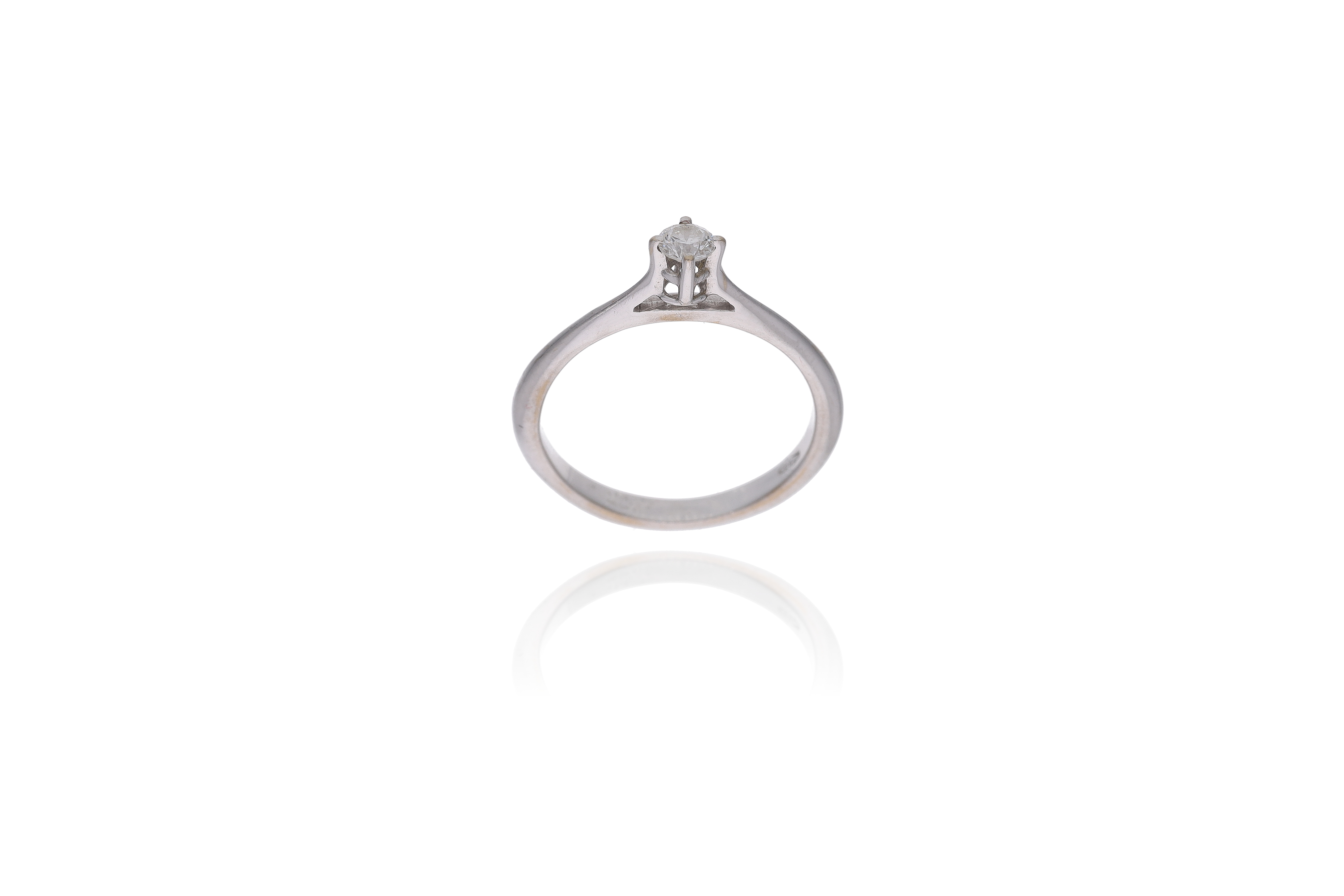 Anello con diamante - Asta Preziosi