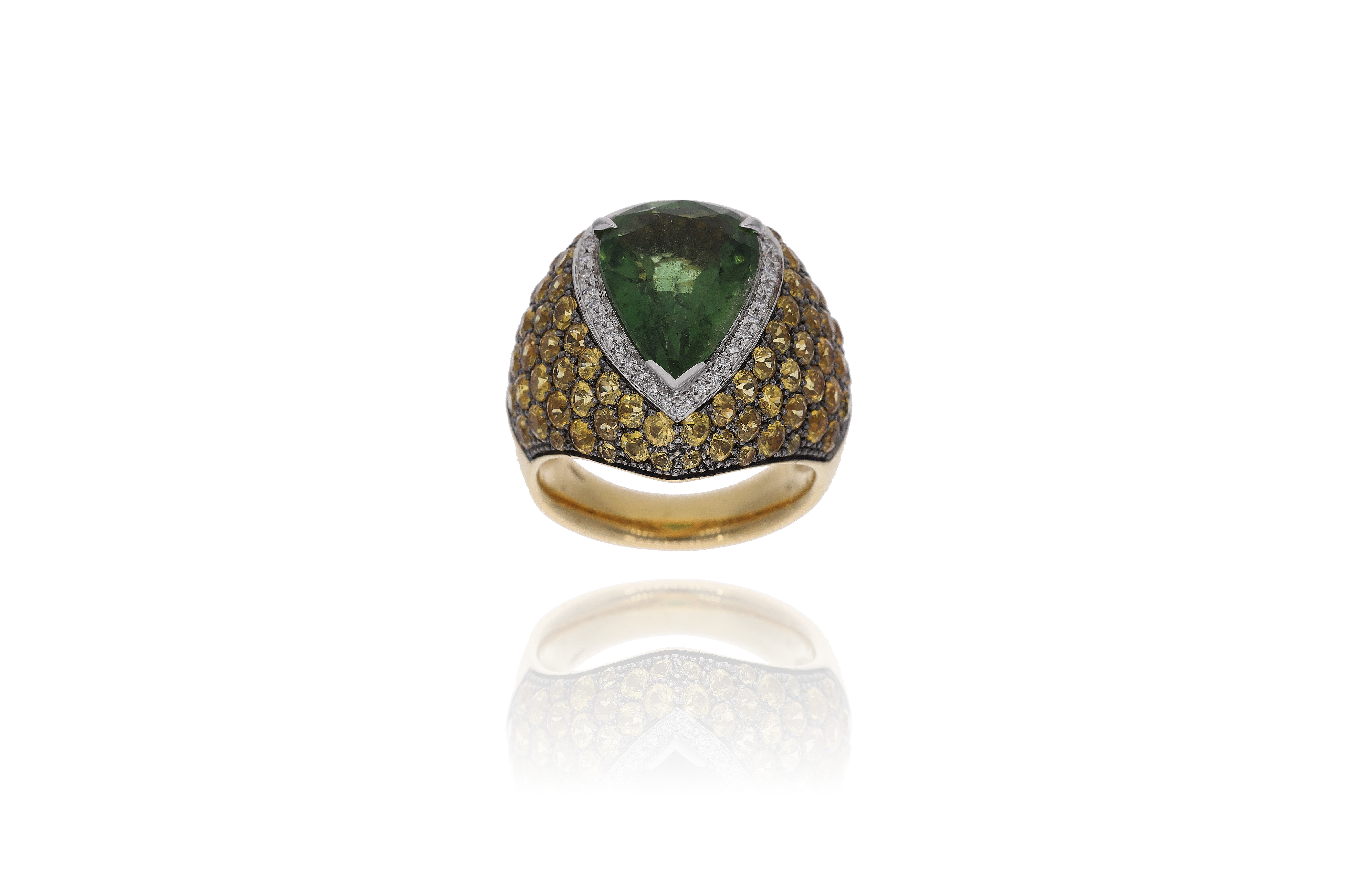 Anello con diamanti e pietre - Asta Preziosi