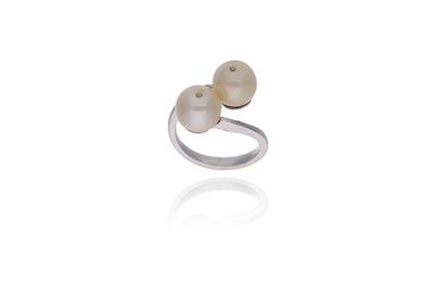 Anello con perle coltivate - Asta Preziosi Anello con perle coltivate - Asta Preziosi
