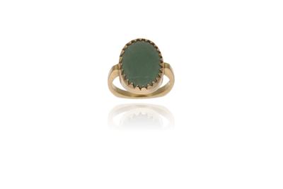 Anello con quarzo avventurina - Asta Preziosi Anello con quarzo avventurina - Asta Preziosi
