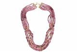 Collana con tormaline e zaffiri rosa - Asta Preziosi Collana con tormaline e zaffiri rosa - Asta Preziosi
