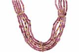 Collana con tormaline e zaffiri rosa - Asta Preziosi Collana con tormaline e zaffiri rosa - Asta Preziosi
