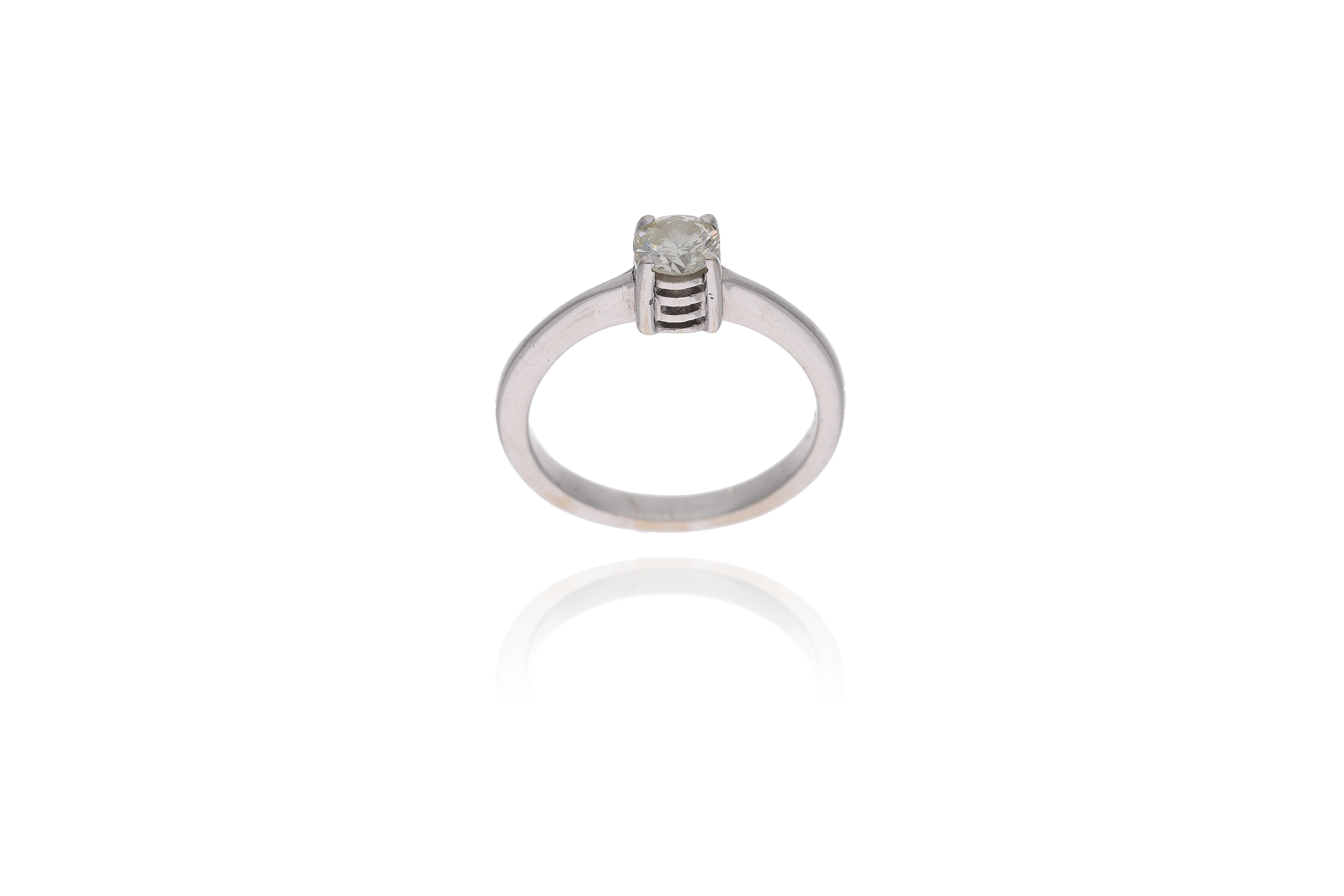 Anello con diamante - Asta Preziosi