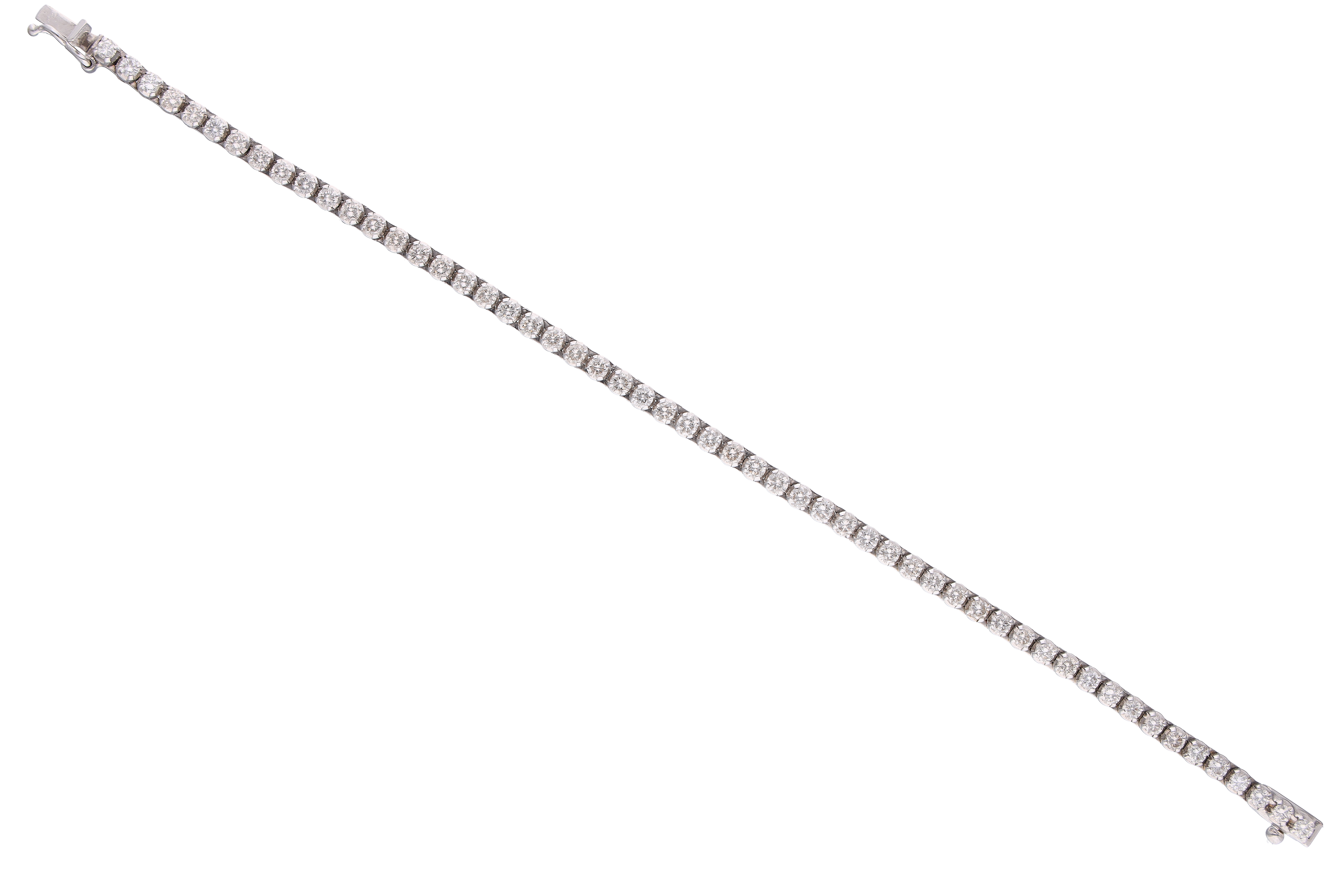 Bracciale con diamanti - Asta Preziosi