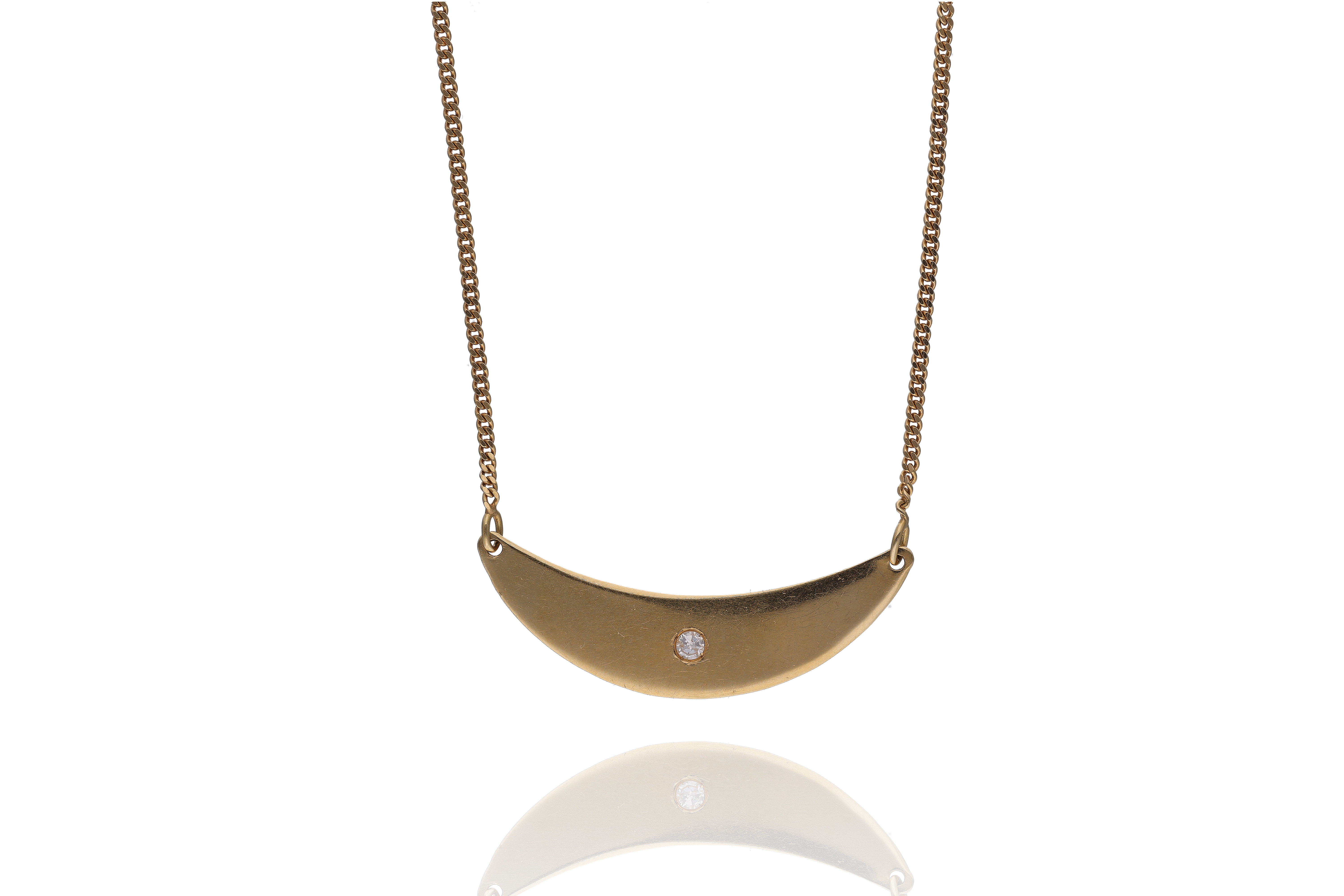 Collana con diamante - Asta Preziosi