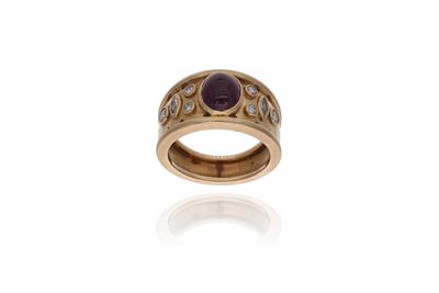 Anello con rubino e diamanti - Asta Preziosi Anello con rubino e diamanti - Asta Preziosi