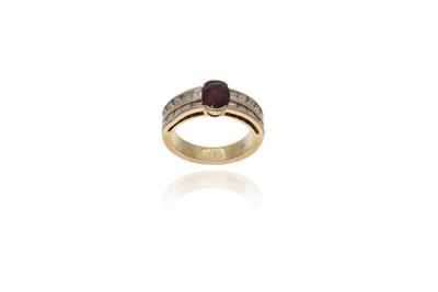 Anello con rubino e diamanti - Asta Preziosi Anello con rubino e diamanti - Asta Preziosi