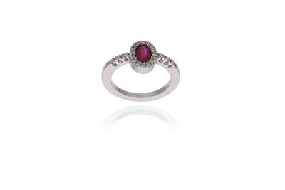 Anello con rubino e diamanti - Asta Preziosi Anello con rubino e diamanti - Asta Preziosi