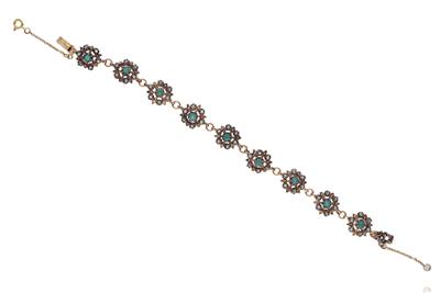 Bracciale con diamanti e pietre - Asta Preziosi Bracciale con diamanti e pietre - Asta Preziosi