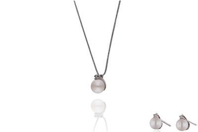 Parure con perle e diamanti - Asta Preziosi Parure con perle e diamanti - Asta Preziosi
